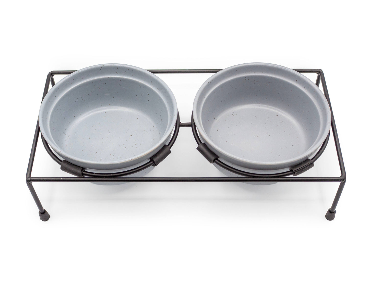 ThoozyPet Stoneware Pet Double Diner Slate 24 oz