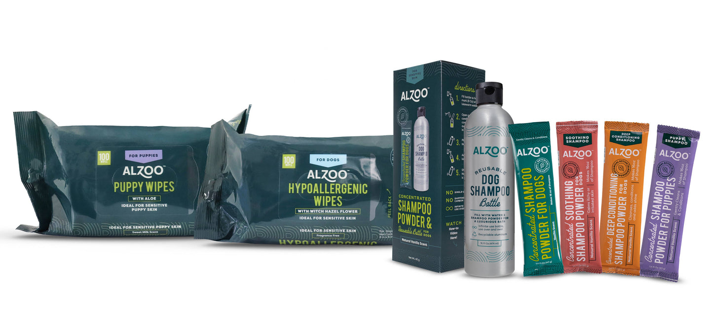 ALZOO PLANT-BASED HYPOALLERGENIC WIPES 100CT