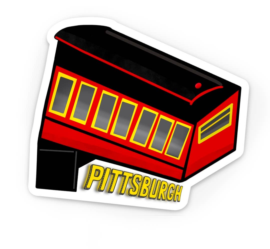 Waterproof Vinyl Pittsburgh Incline Magnet