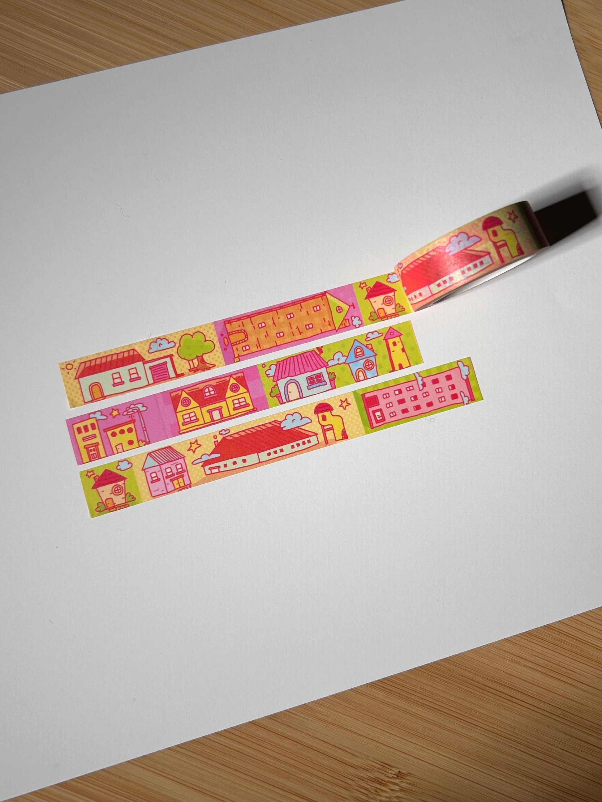 Houses washi tape