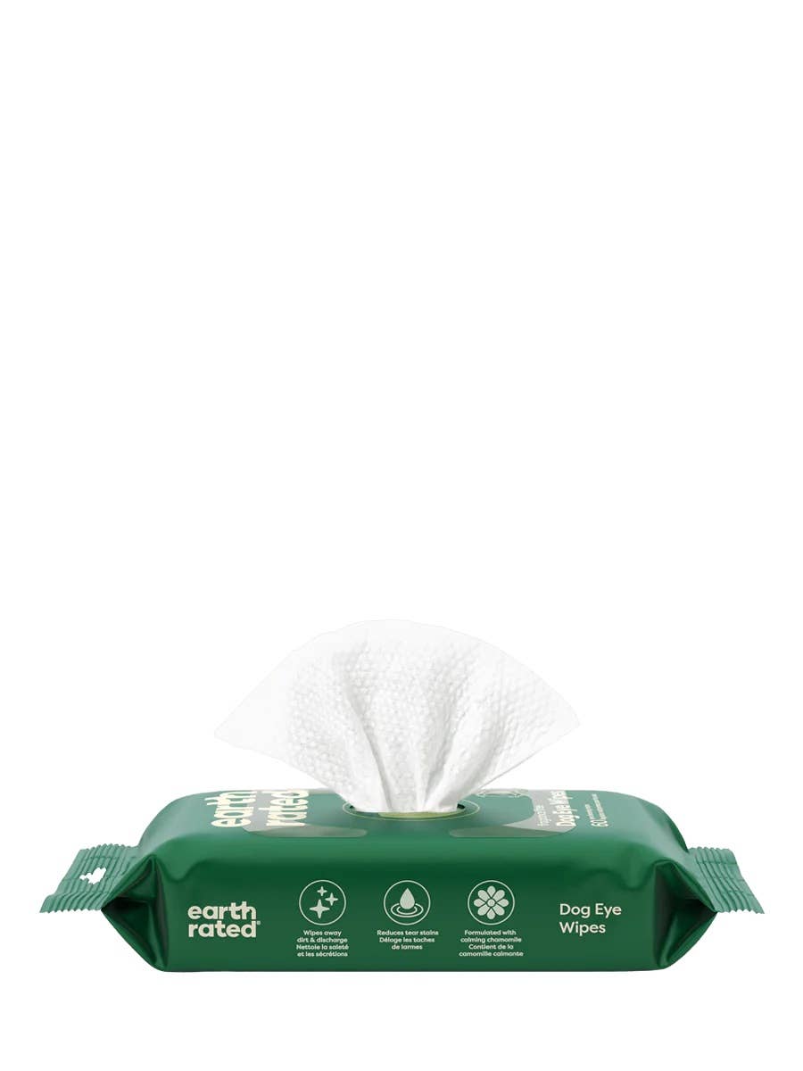 Earth Rated Dog Eye Cleansing Wipes 60ct 1 pack