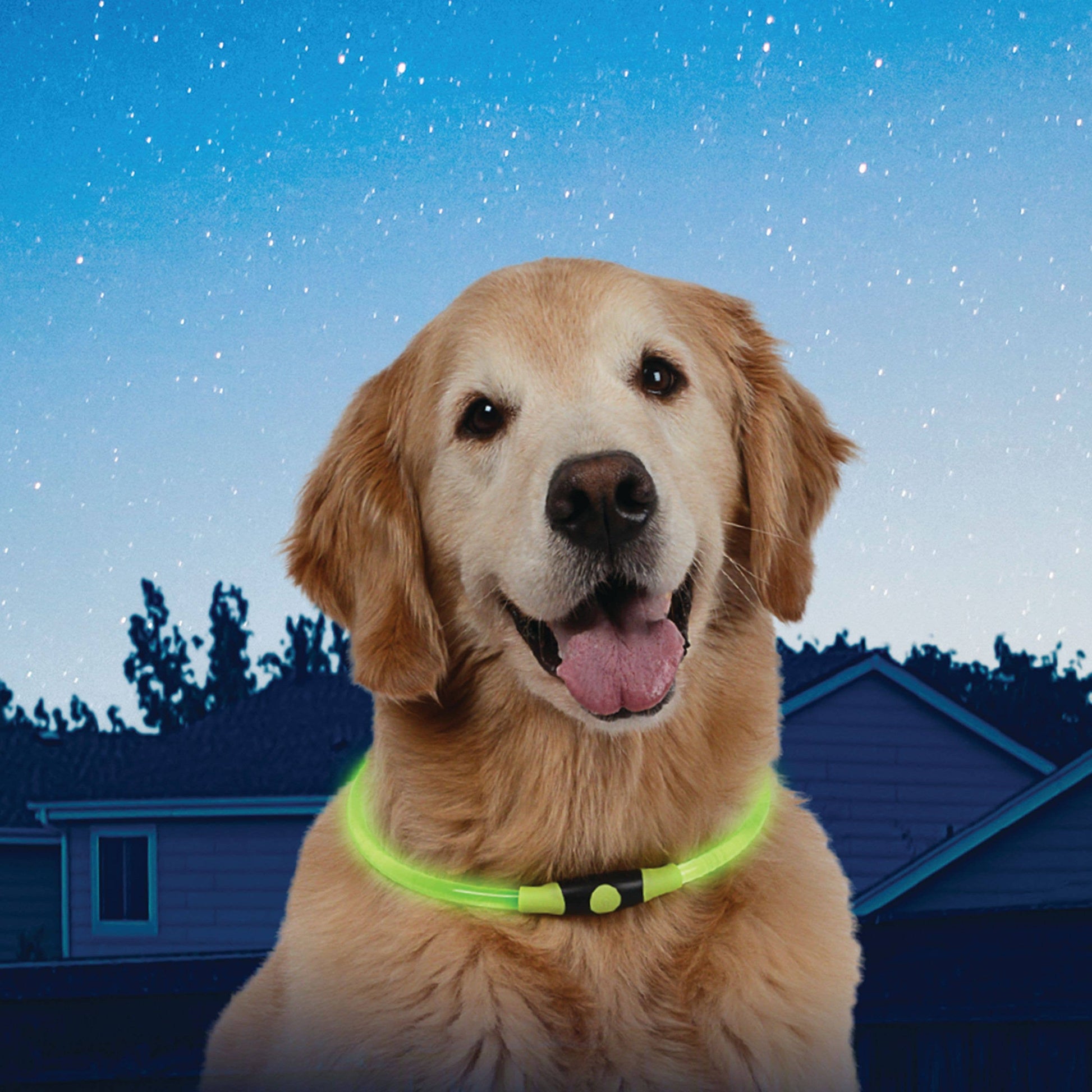 Nite Ize NiteHowl® Rechargeable LED Safety Necklace - Green