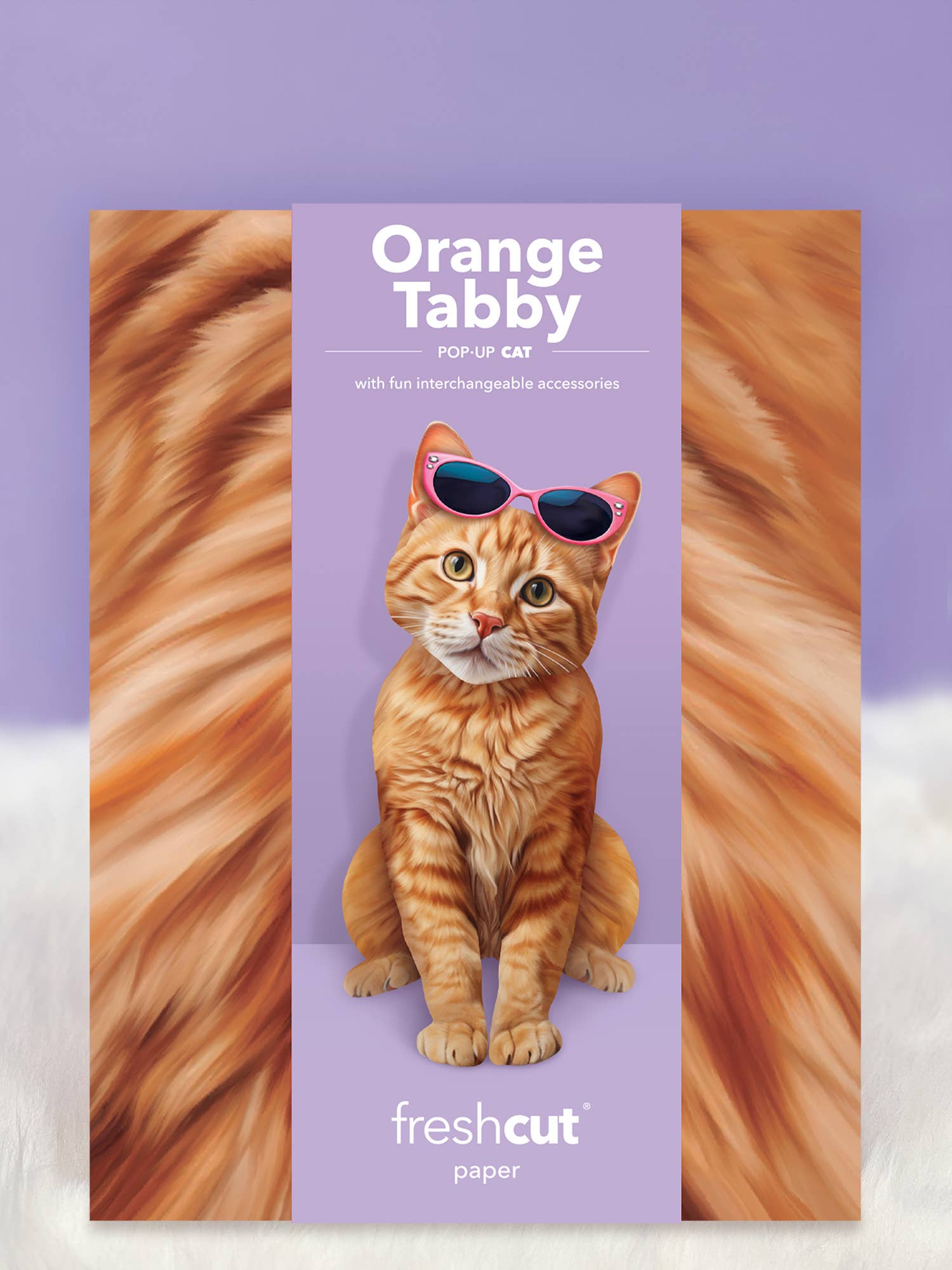Orange Tabby (1 Pop-up Greeting Card)