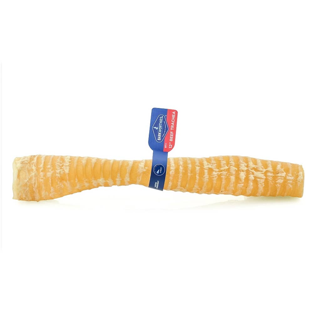 Barkworthies Beef Trachea - 12'' 1ct