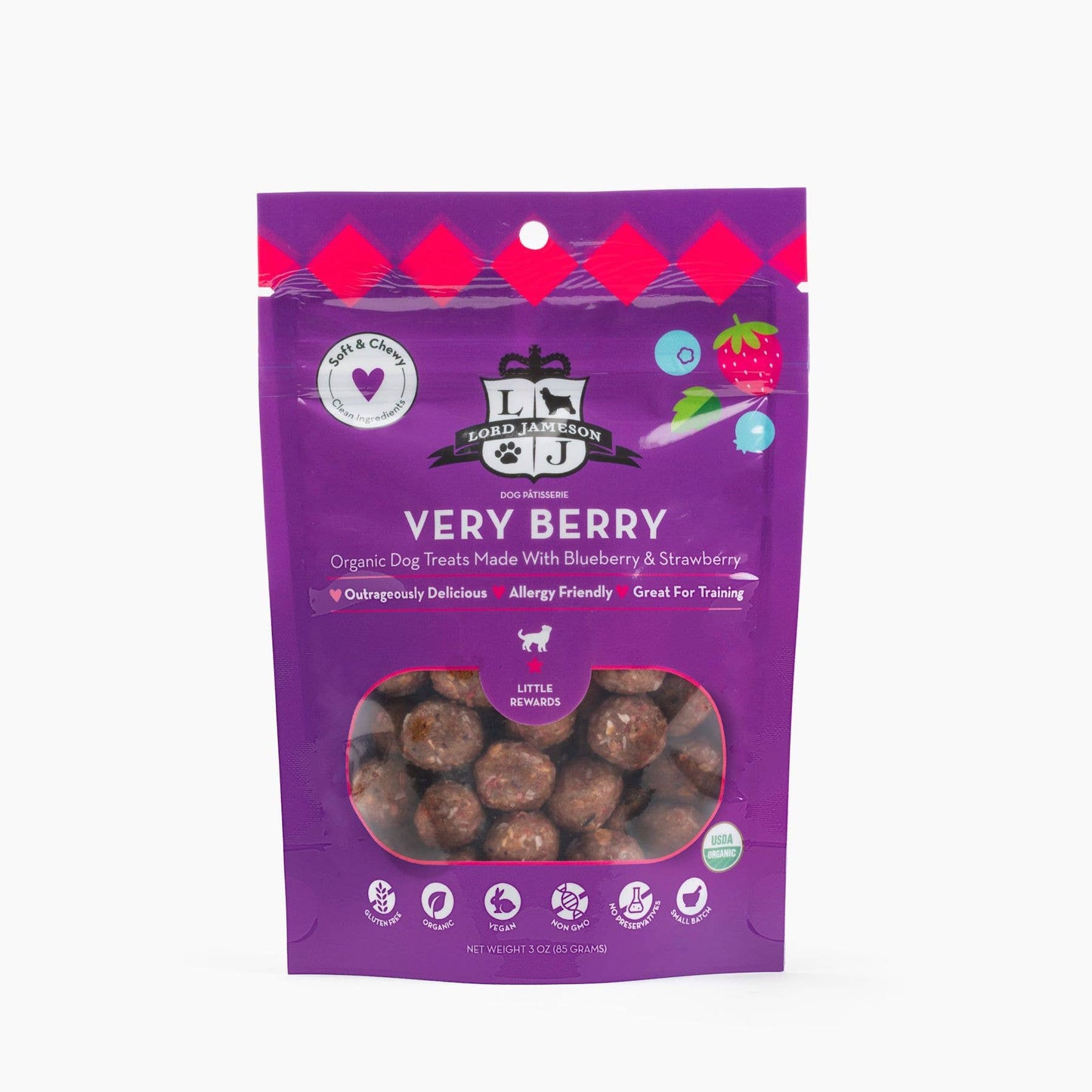 Lord Jameson Very Organic Soft & Chewy Dog Treats SM Breed