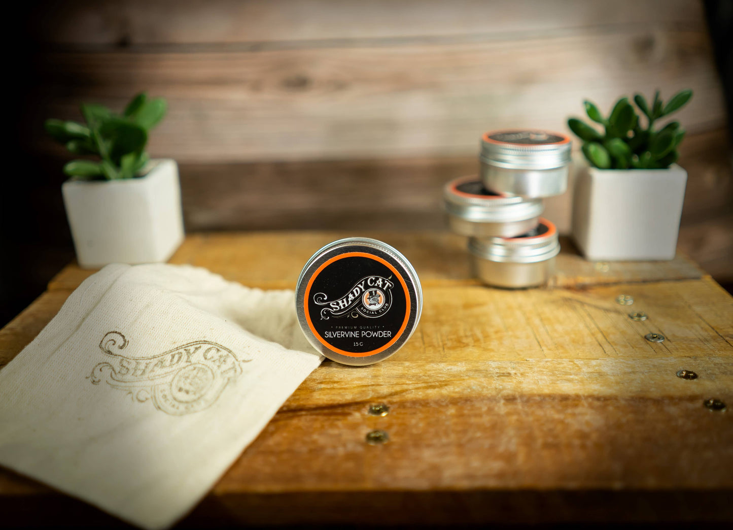 Organic Silvervine Powder Tin | New Printable!!