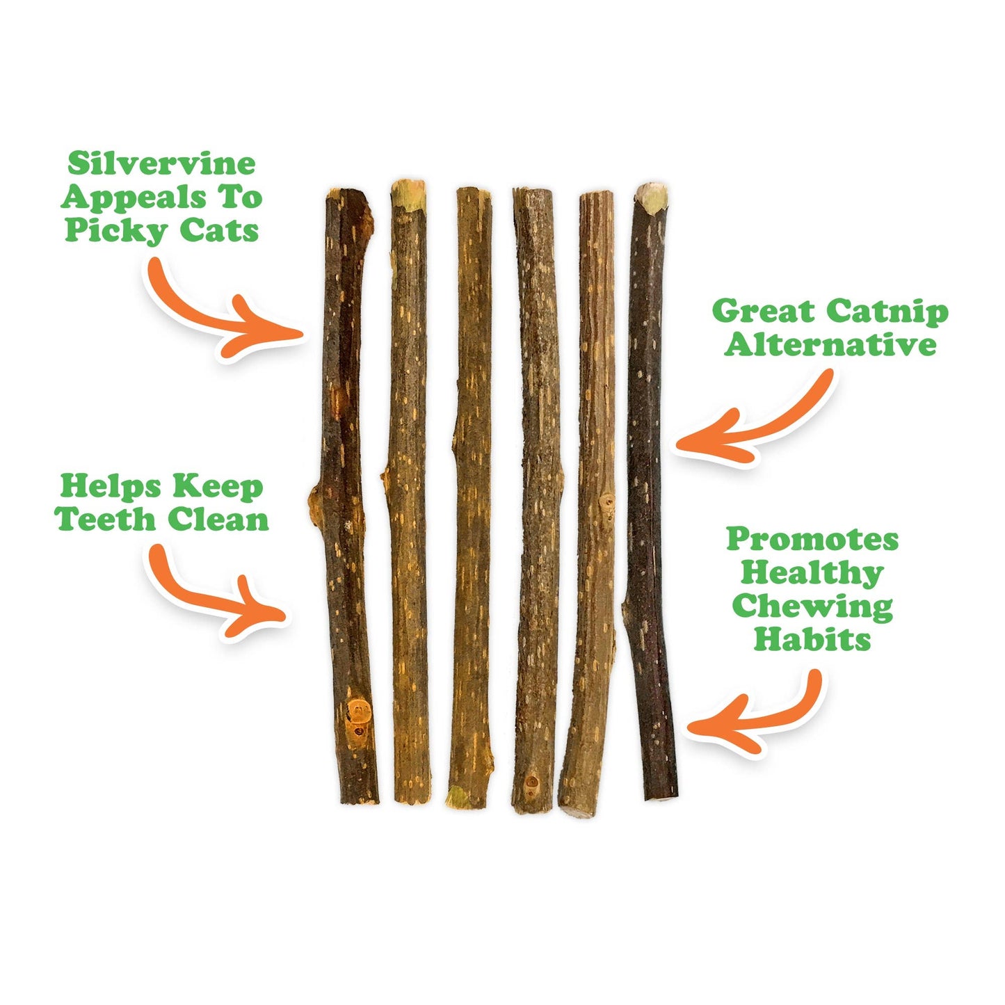 Meowijuana Silvervine Stick 6 pack