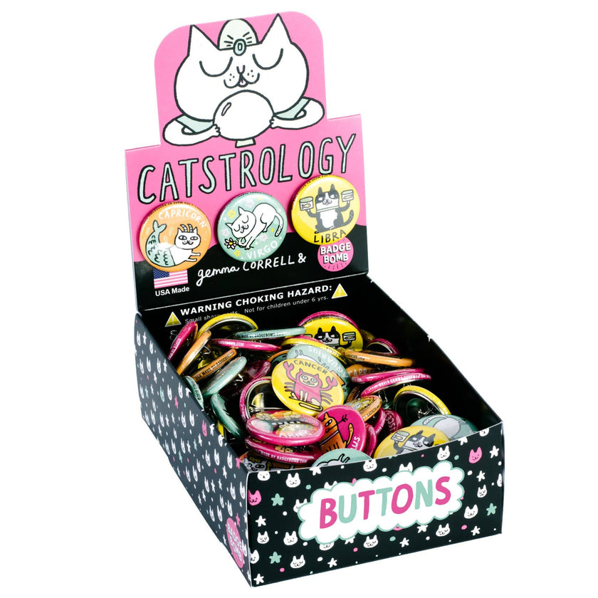 Catstrology 1.25" Button 1ct