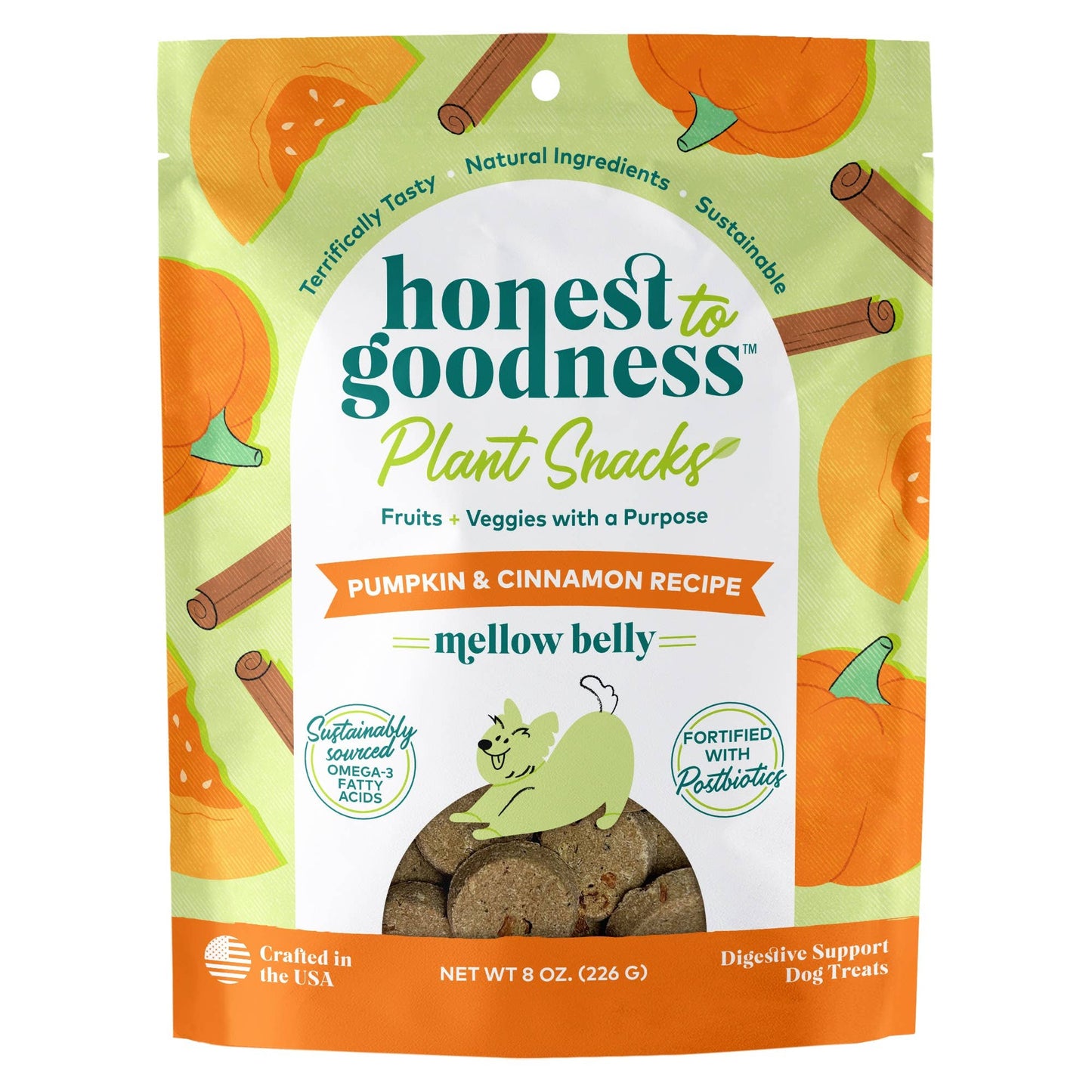 Honest To Goodness Way to Glow Mellow Belly Pumpkin/Cinnamon