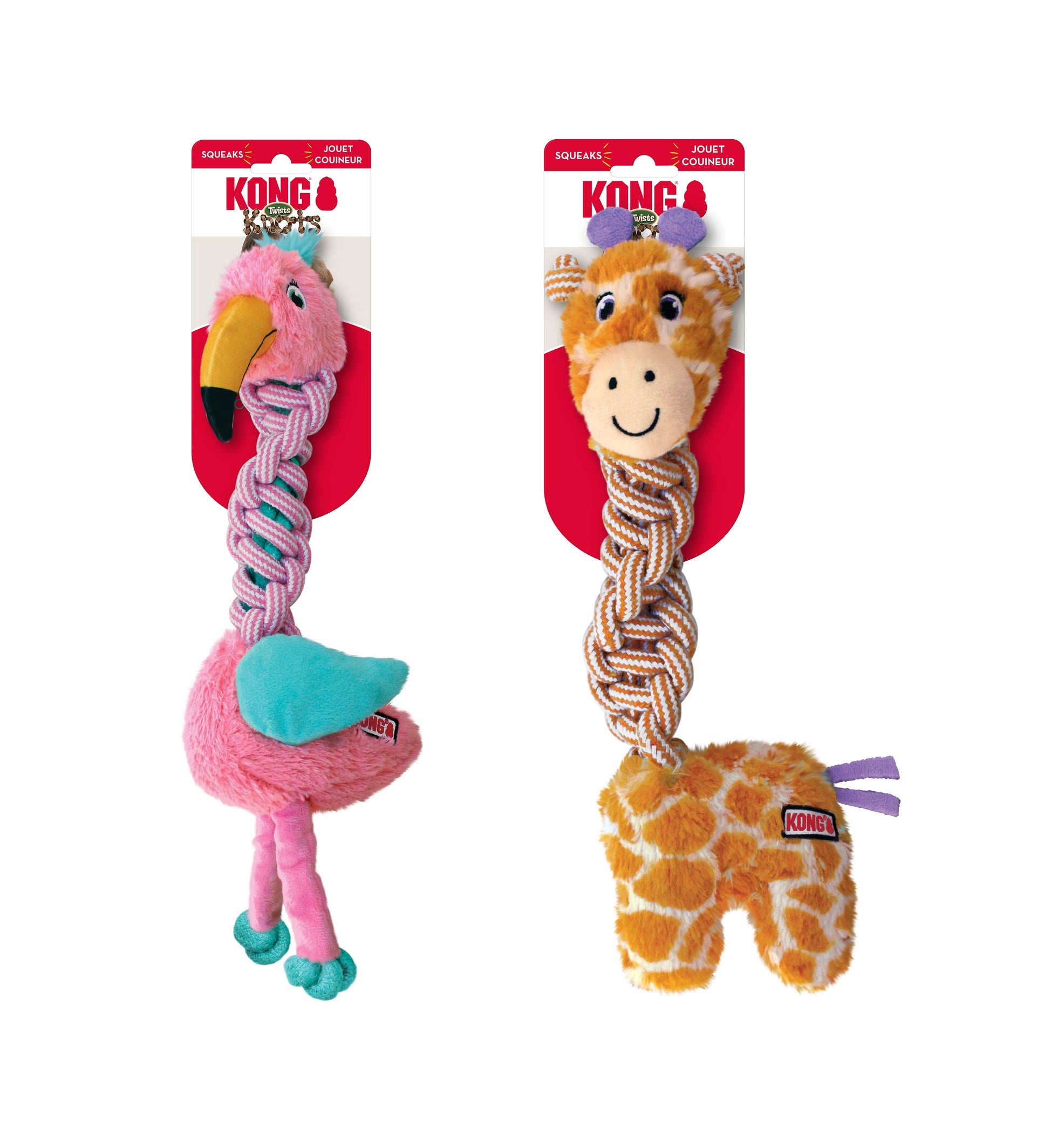 KONG® Knots Twists Dog Rope Toy Assorted Medium/Large 1ct