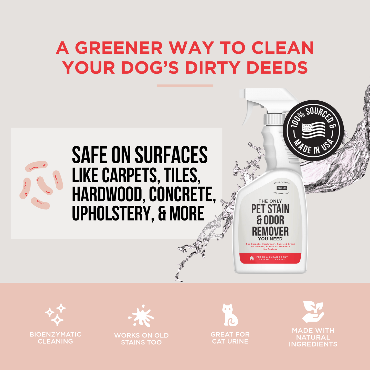 The Only Pet Stain & Odor Remover You Need 3oz