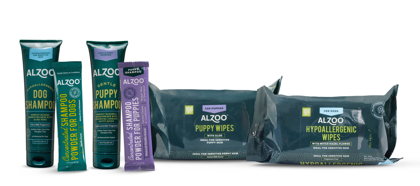 ALZOO PLANT-BASED HYPOALLERGENIC WIPES 100CT