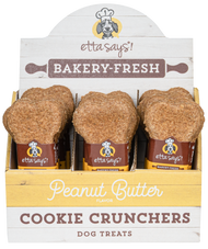Etta Says! Cookie Crunchers Peanut Butter Dog Treats 1ct