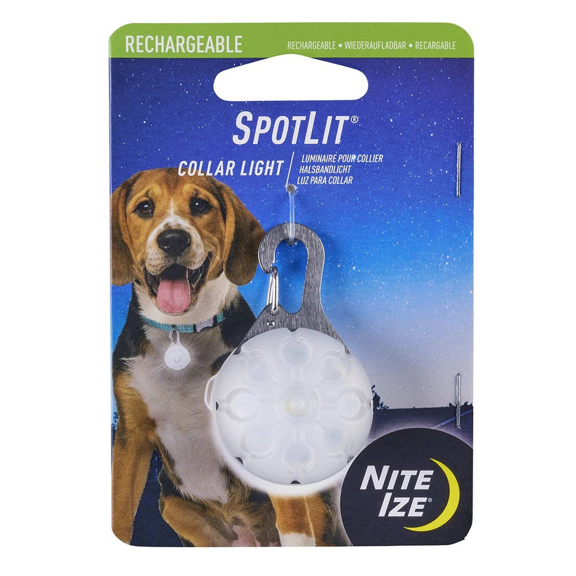 Nite Ize SpotLit® Rechargeable Collar Light - White