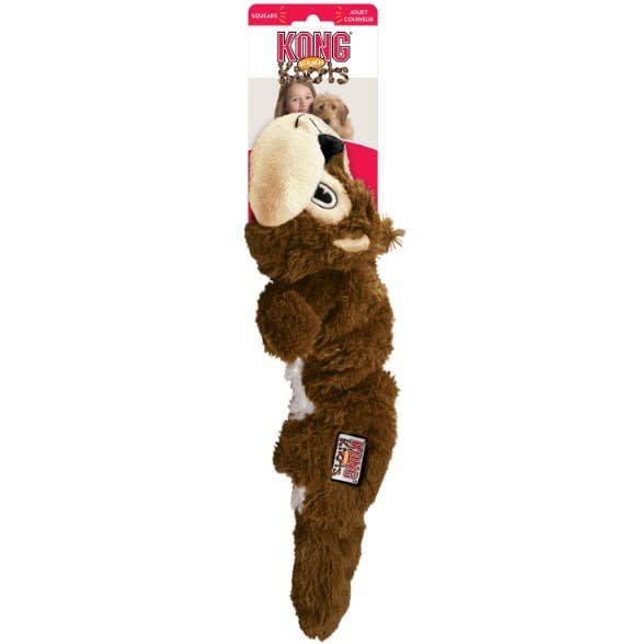 KONG® Scrunch Knots Squirrel Dog Rope Toy Medium/Large