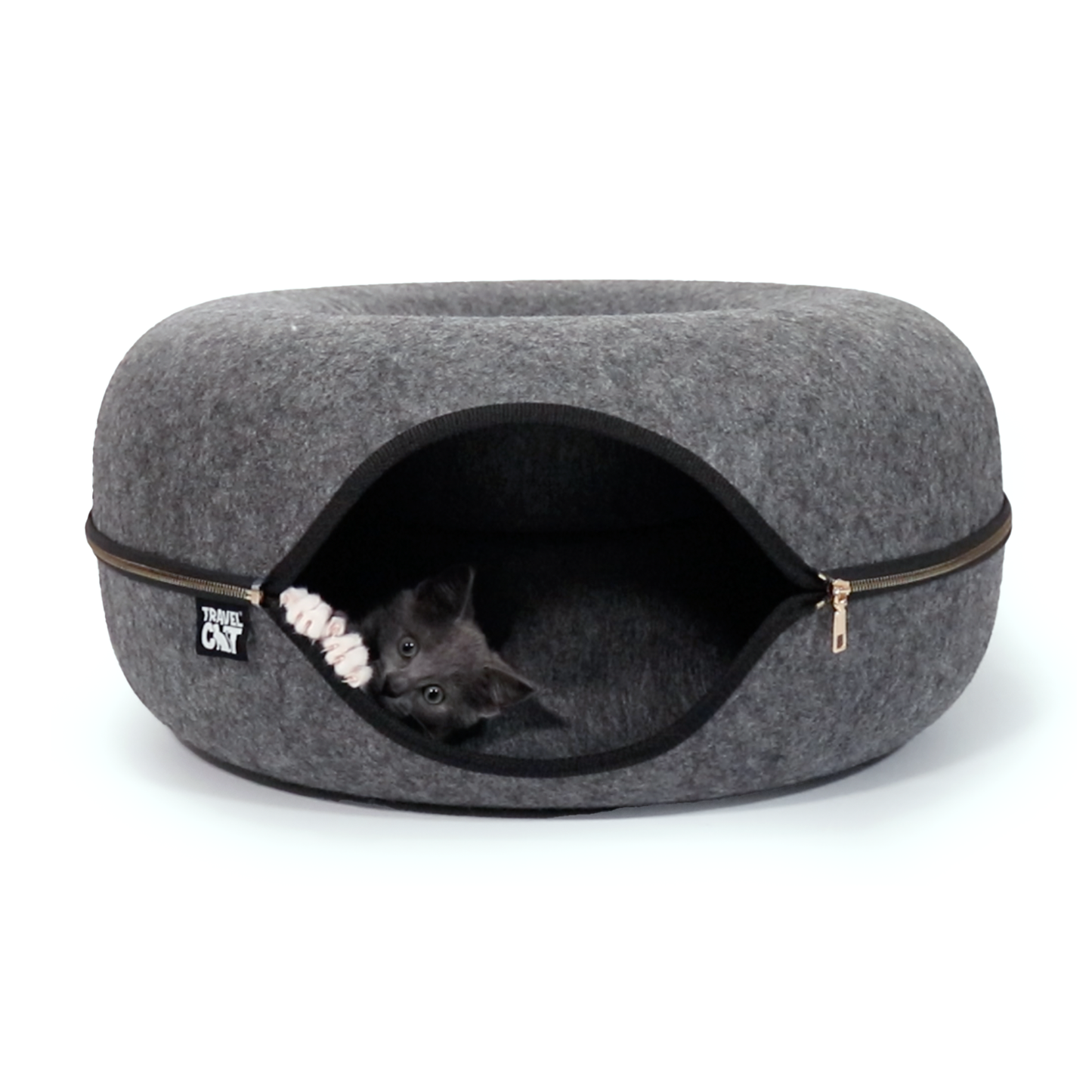 "Donut!" Cat Hideaway Cave & Bed - Cozy Chic Pet Bed