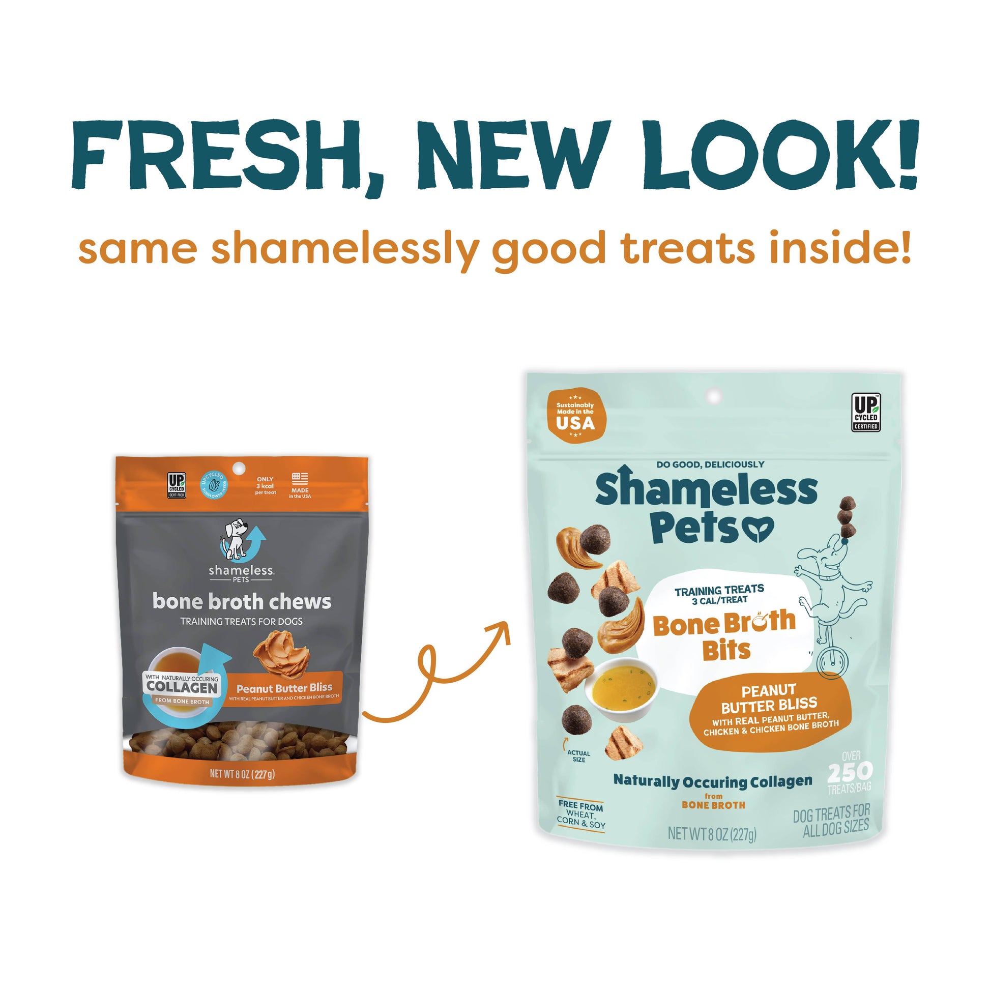 Peanut Butter Bliss Bone Broth Dog Training Treats
