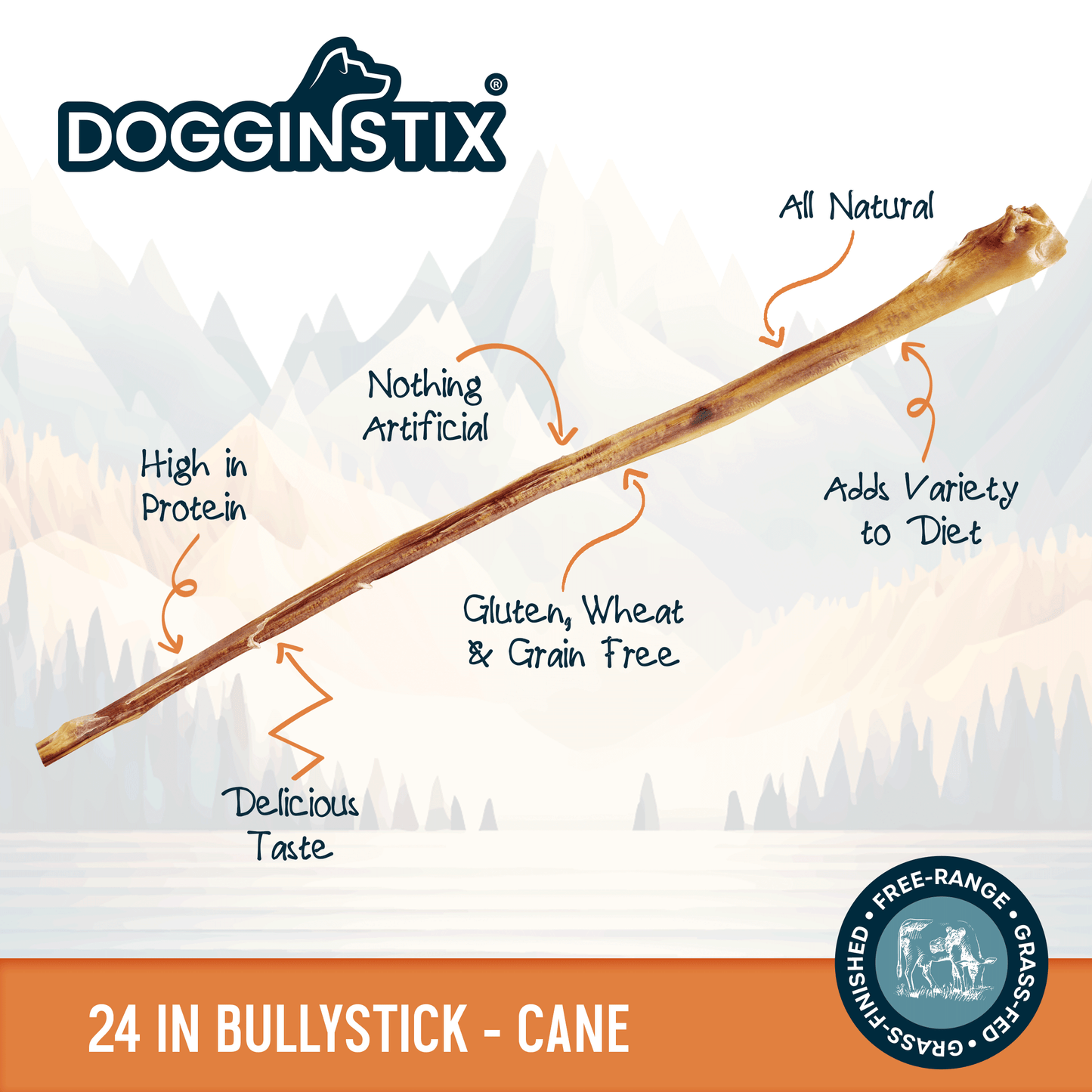 24" Cane Bully Sticks