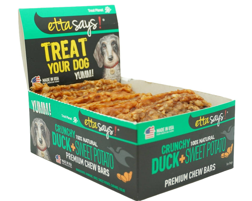 Etta Says! Premium Bars Duck & Sweet Potato Dog Chew 1 ct