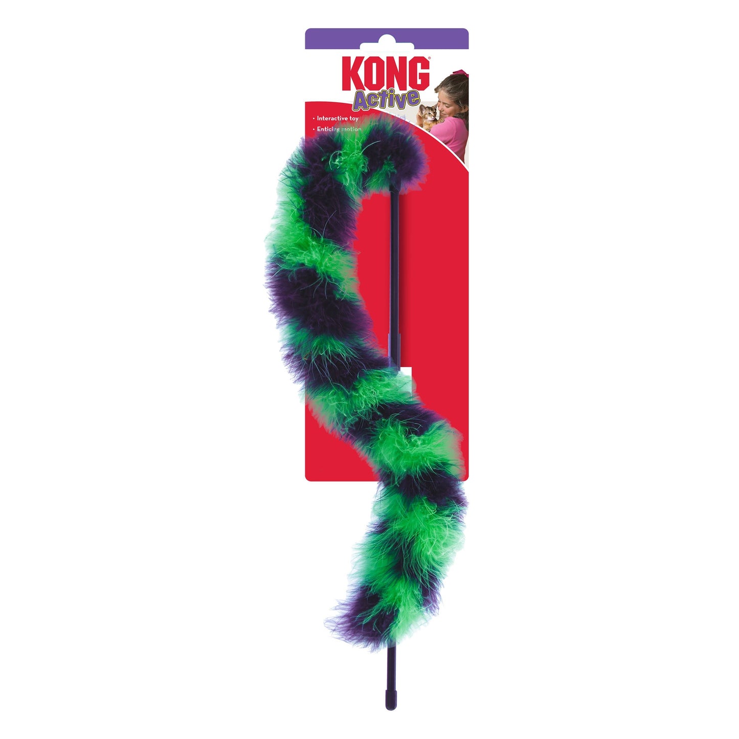 KONG® Cat Active Twisted Boa Teaser Cat Toy