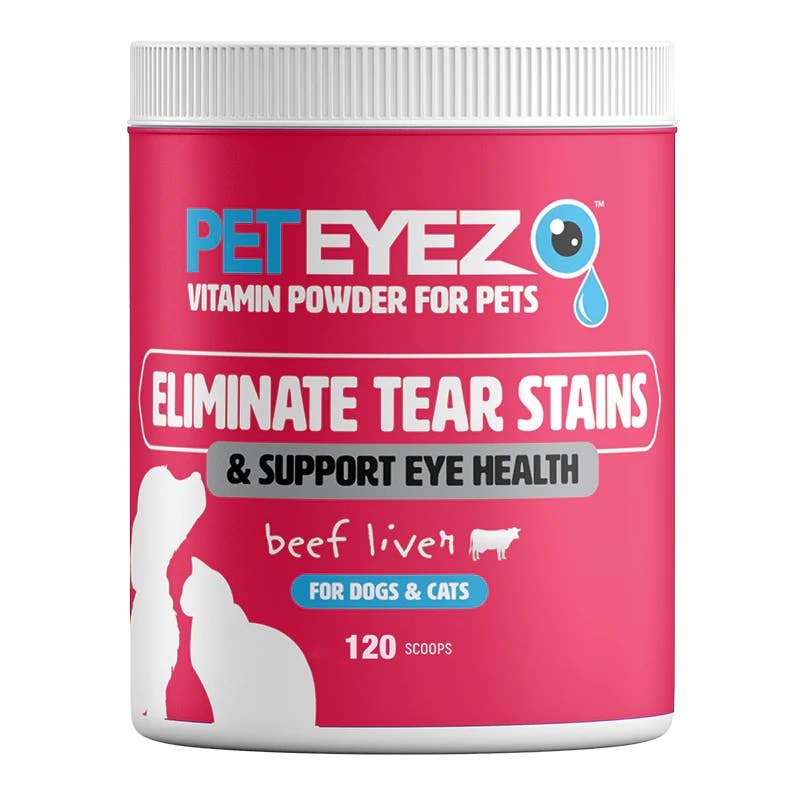 Pet Eyez Vitamin Powder for Dogs & Cats Beef Liver 120 Scoop