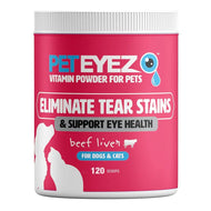 Pet Eyez Vitamin Powder for Dogs & Cats Beef Liver 120 Scoop
