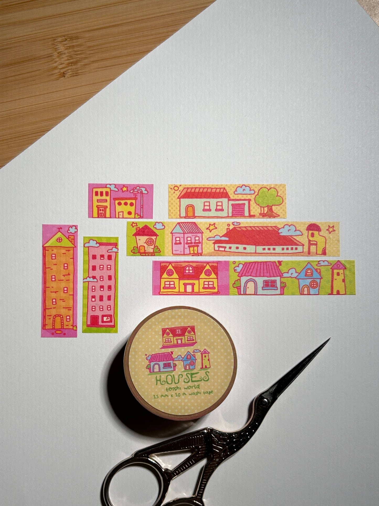 Houses washi tape