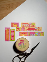 Houses washi tape