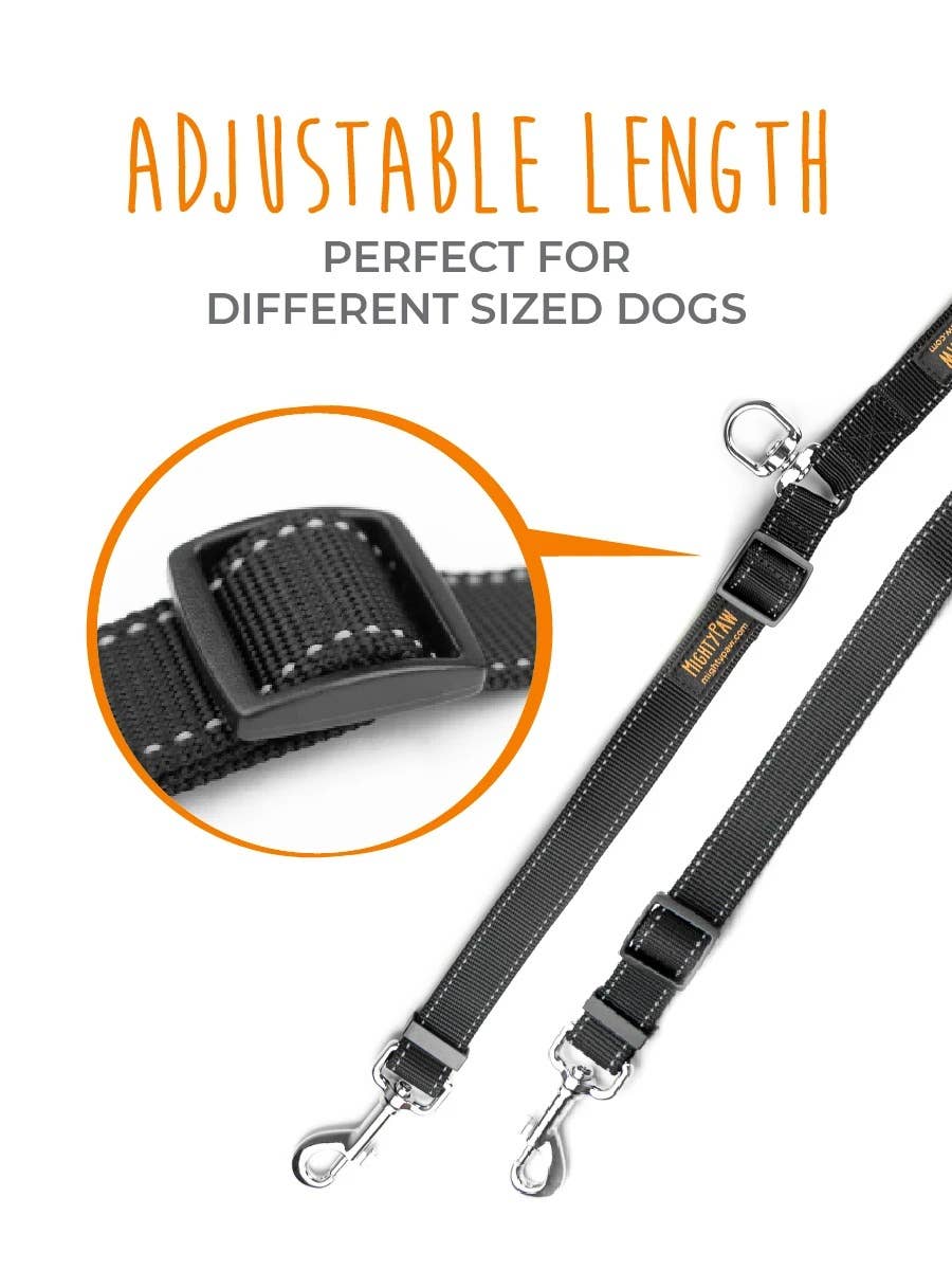 Double Dog Leash - Rope Handle