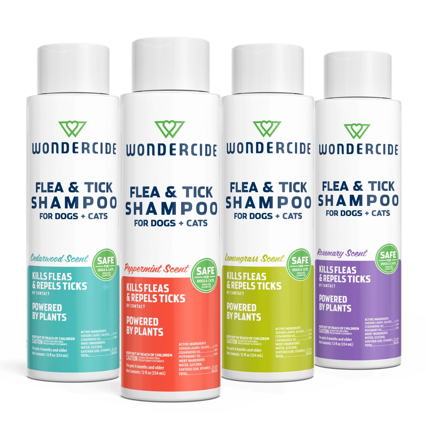 Wondercide Flea & Tick Shampoo Dogs + Cats Rosemary 12oz