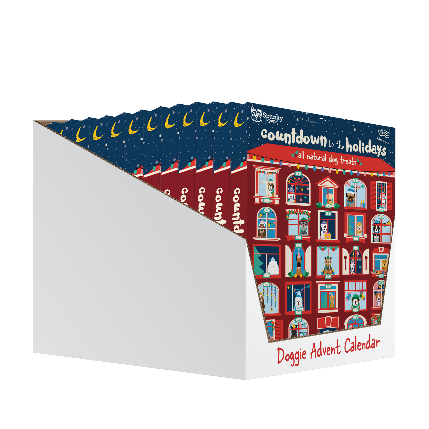 Spunky Pup - Advent Calendar - 25 Days of Dog Treats - Holiday