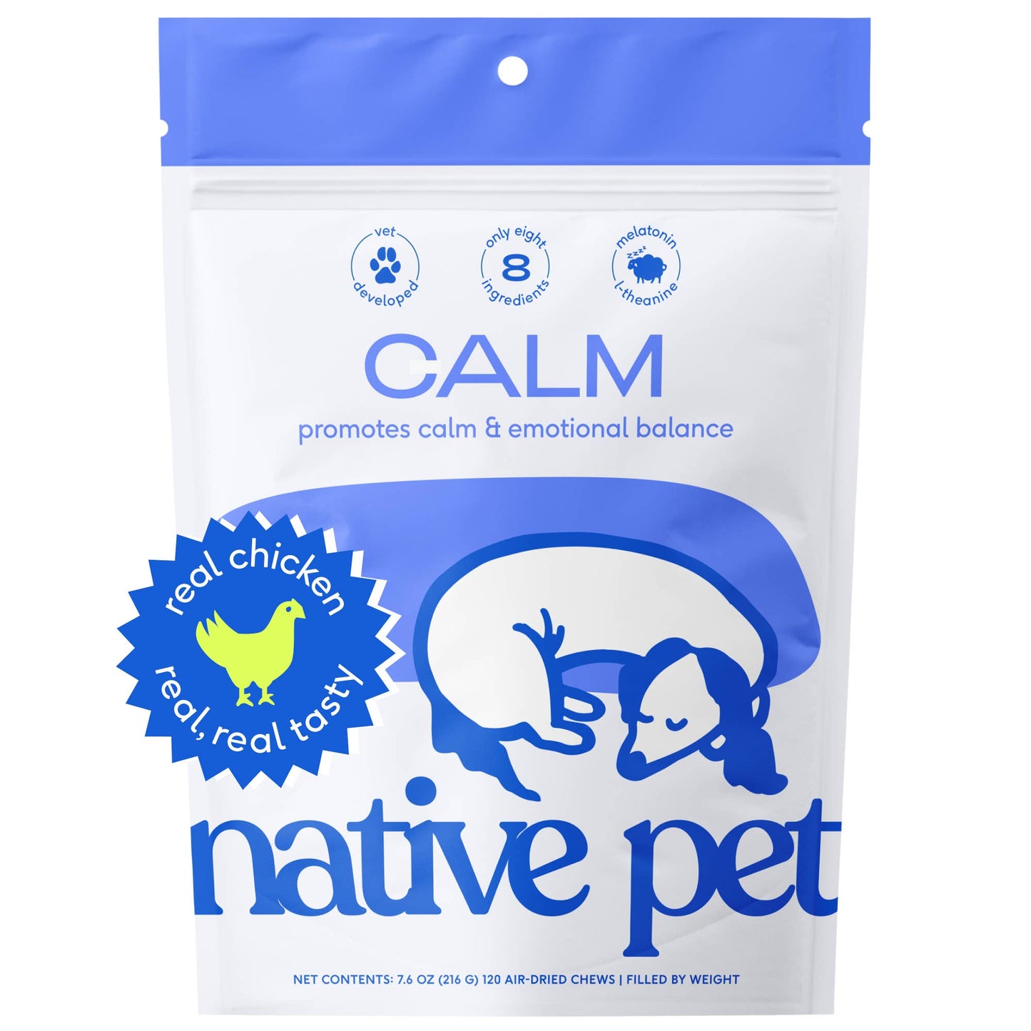 Native Pet - Calm Chews Anxiety & Calming Supplement for Dogs