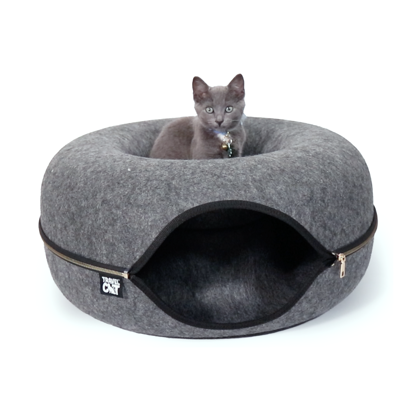 "Donut!" Cat Hideaway Cave & Bed - Cozy Chic Pet Bed