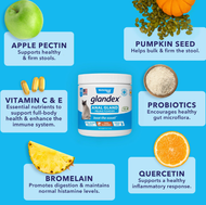 Glandex Feline Anal Gland Support Powder - Tuna Flavor