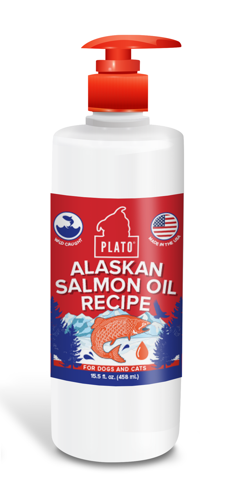Plato Alaskan Salmon Oil Recipe 15.5oz