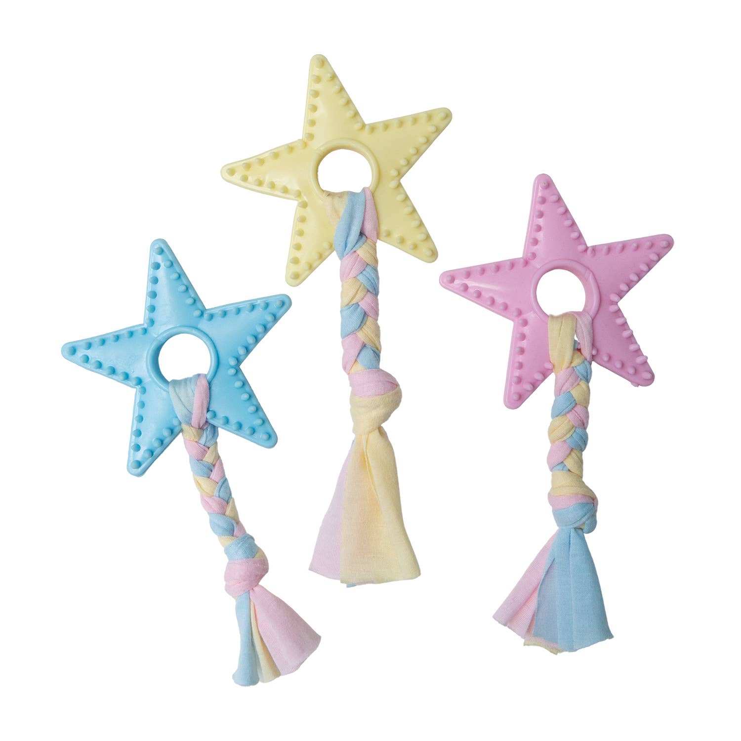 SnugArooz Lil Star Chew Dog Toy Blue 7"