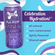Lazy Dog Pup-POP Birthday Water Vanilla Cake Flavor 1ct