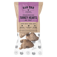 Vital Essentials RAW BAR Freeze-Dried Raw Turkey Hearts Dog Treat, 1.6 oz