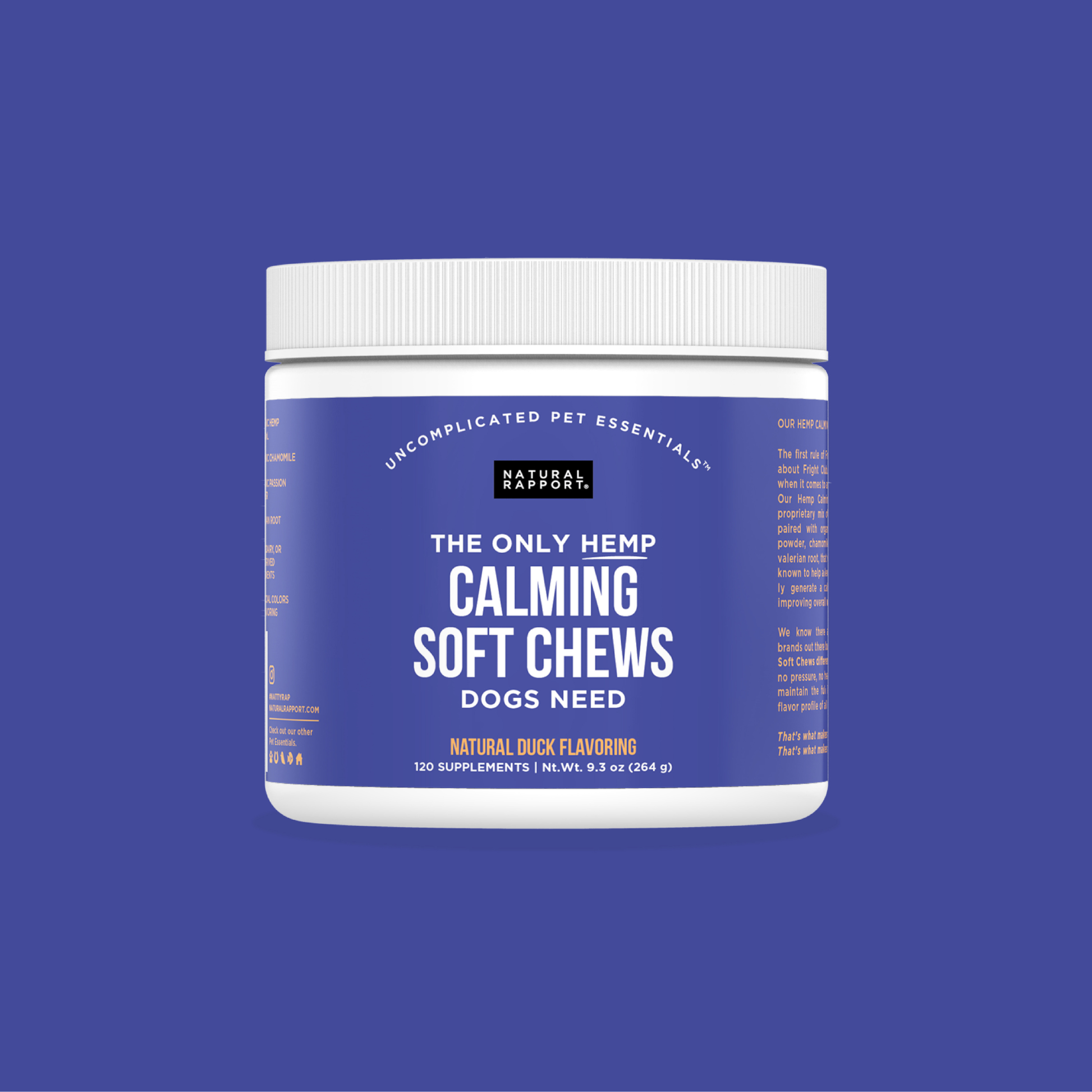 The Only Hemp Calming Soft Chews Dogs Need