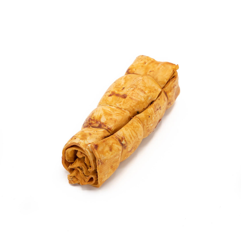 Barkworthies Collagen Beef Cheek Peanut Butter MD Bulk 1ct