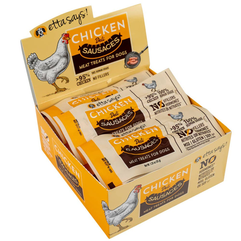 Etta Says! Sausage Link Chicken Dog Chew 1.5oz 1ct