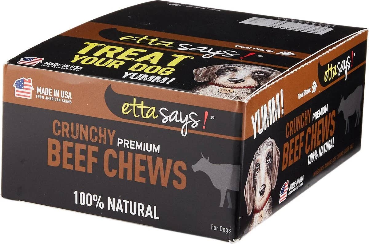 Etta Says! Crunchy Beef Dog Chews 4inch 1ct