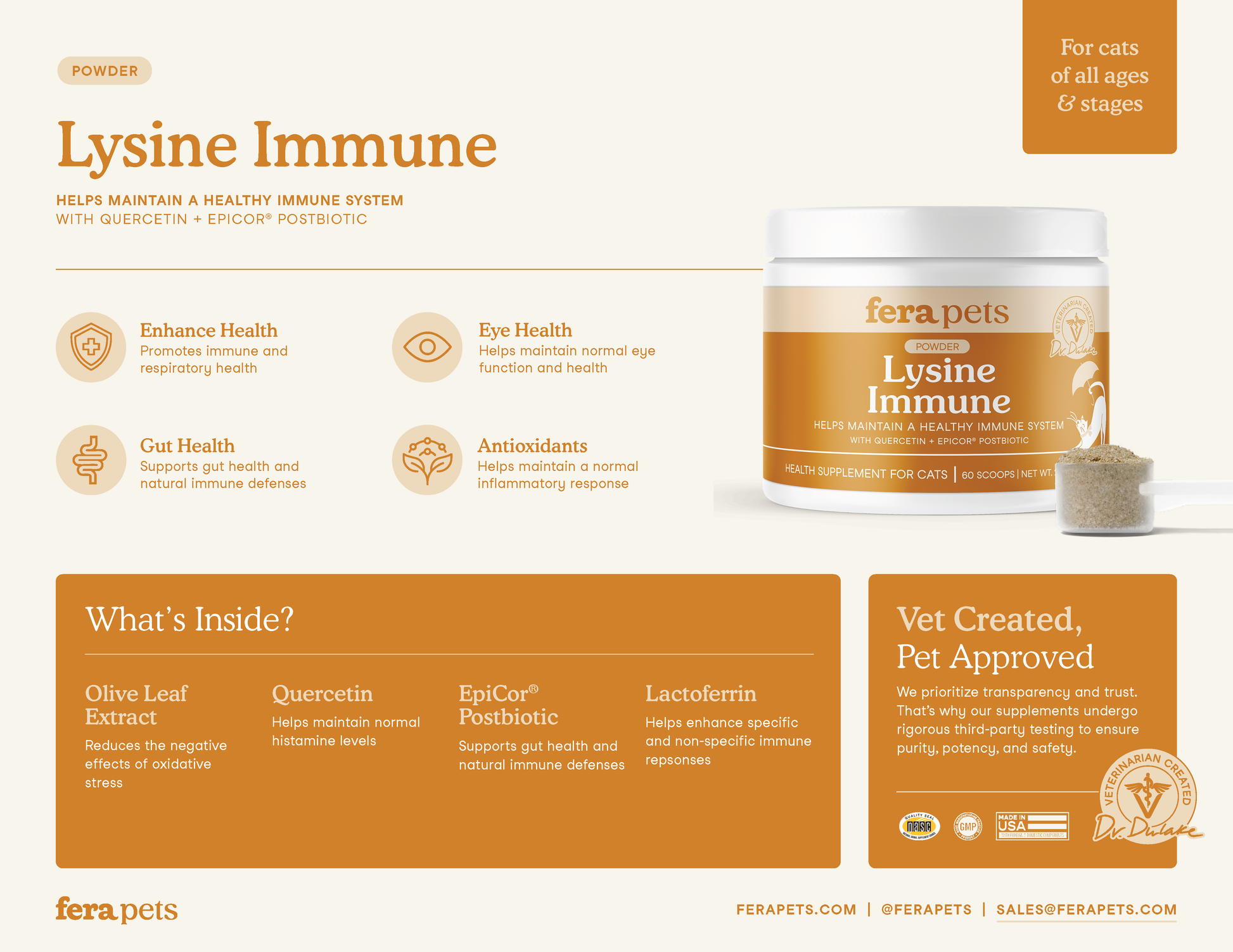 Lysine Immune for Cats