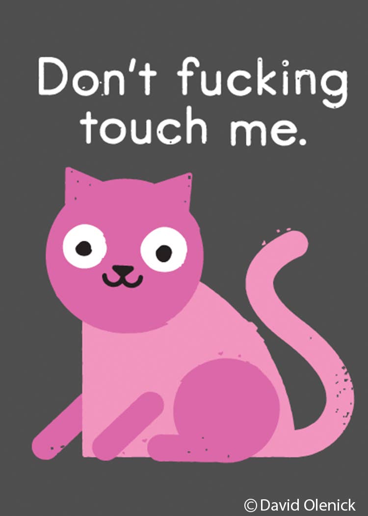 Magnet-Don't fucking touch me (cat)