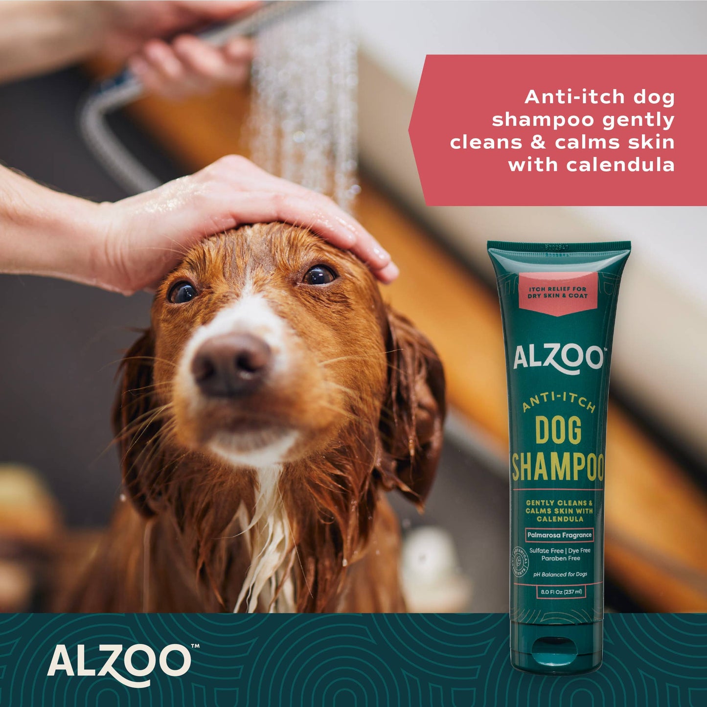 ALZOO™ Plant-Based Anti-Itch Dog Shampoo - 8oz