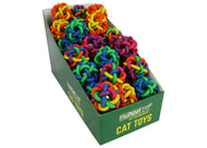 Multipet Nobbly Wobbly for Cats w/Bell Toys Asst. 1.75" 1ct