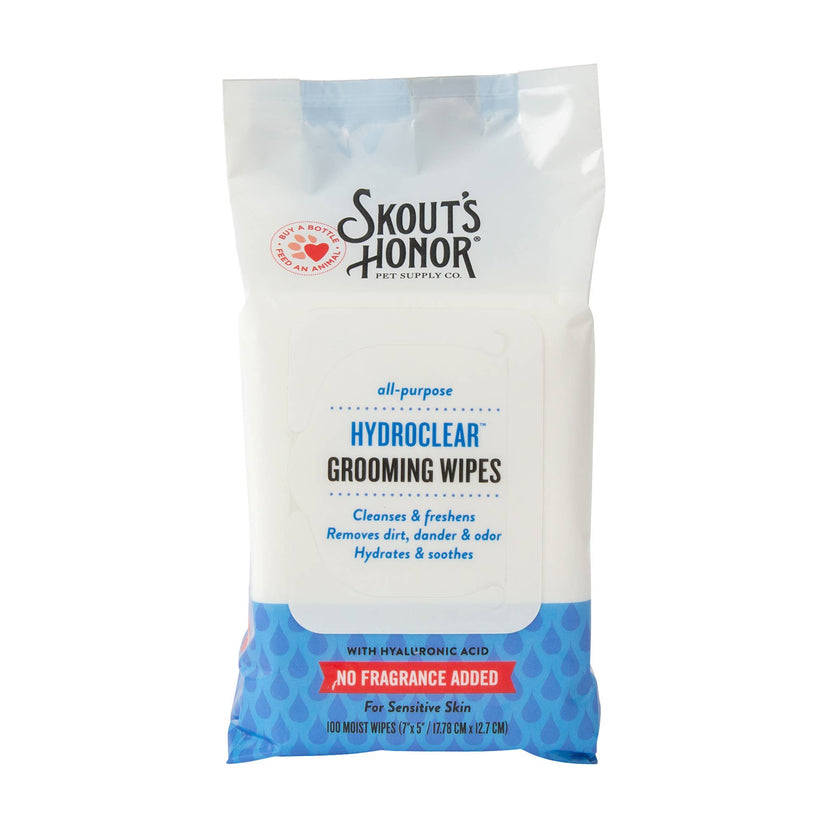 Skout's Honor HydroClear Grooming Wipes No Fragrance 100ct