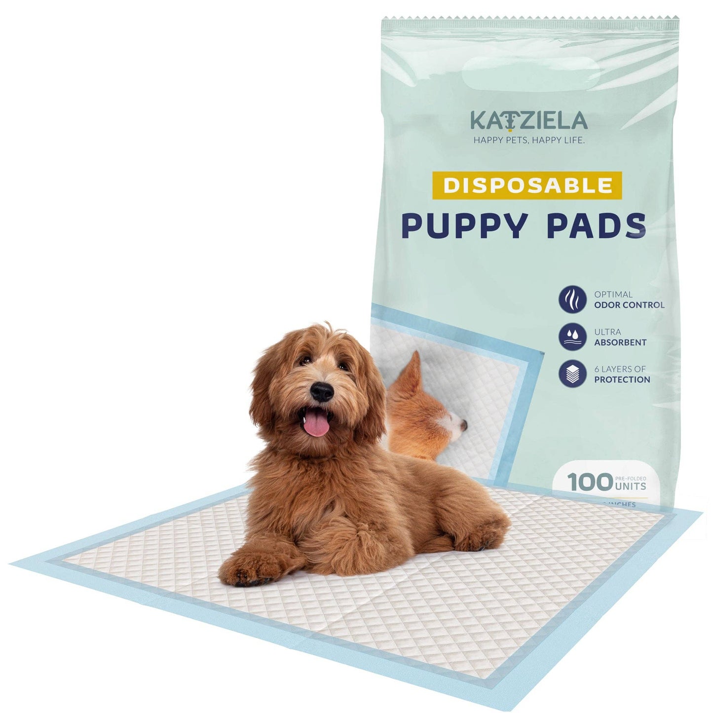 Katziela Disposable Pet Pads  22X23