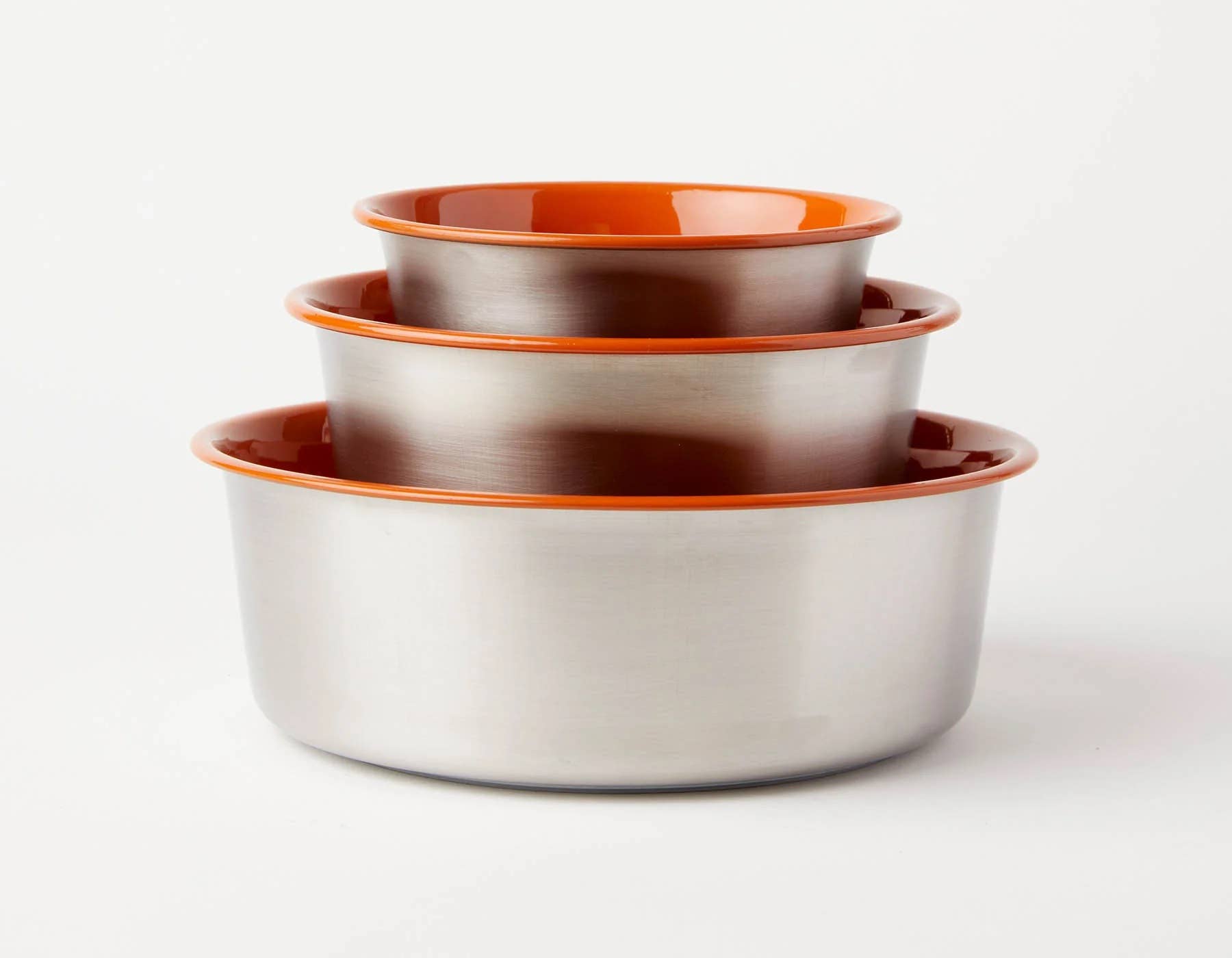 Jax & Bones Bone Slow Feeder Bowl Orange Large