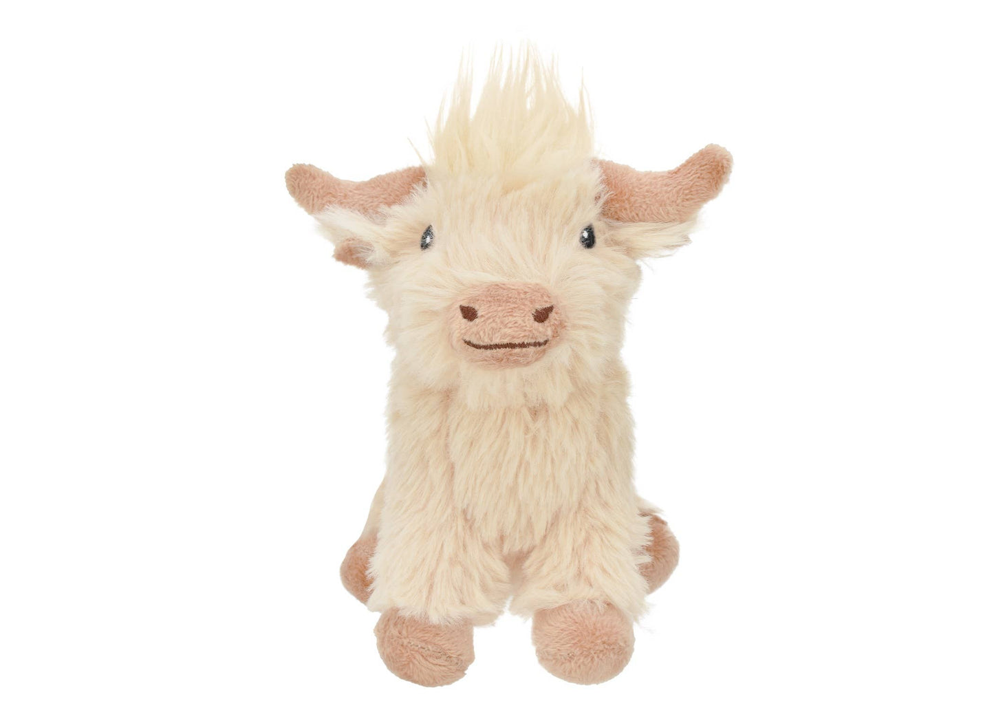 Multipet Minipet Highland Cow Dog Toy 5" Assorted 1ct
